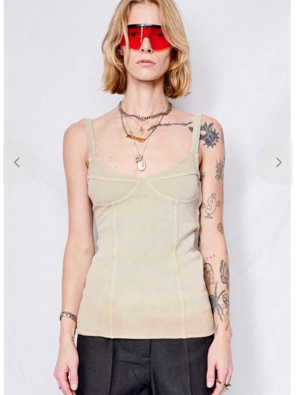 Our Legacy Attic Wash Athletic Rib Cami Tank